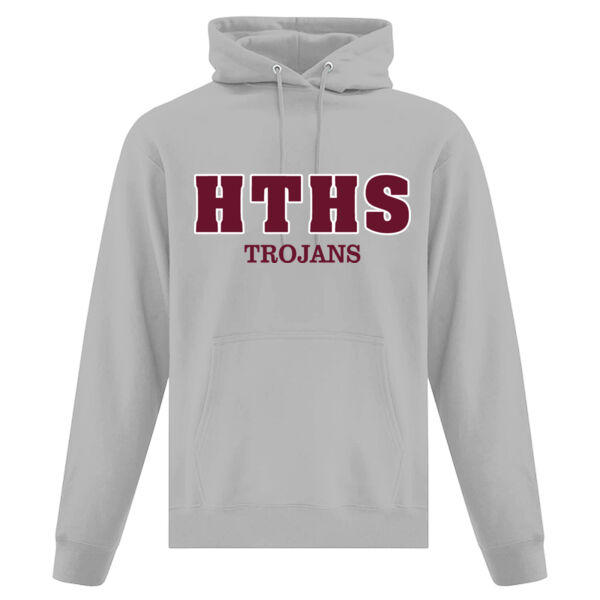Unisex Everyday Fleece Hoodie (Applique Letters) Thumbnail